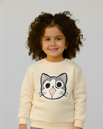 Ketty Thick Sweatshirt- Beige