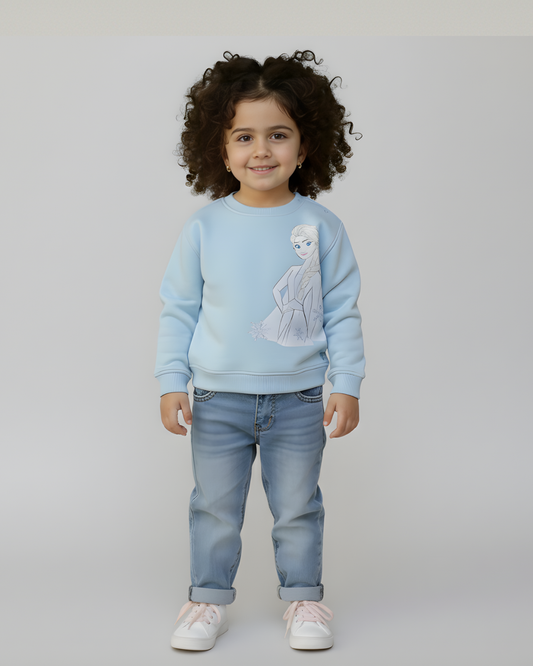 Frozen Sweatshirt- Baby Blue