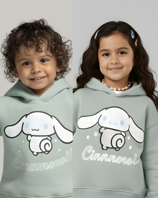 Cinnamoroll Thick Hoodie- Mint Green