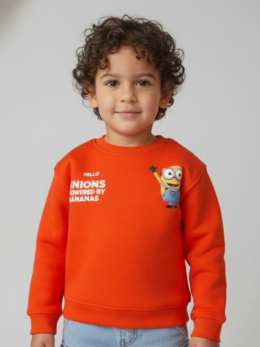 Minion Unisex Sweatshirt- Orange