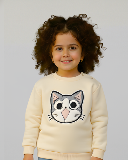 Ketty Thick Sweatshirt- Beige