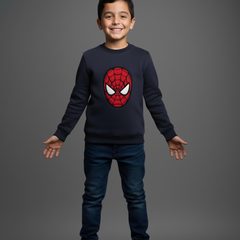 Urban Spider Thick Sweatshirt- Navy Blue