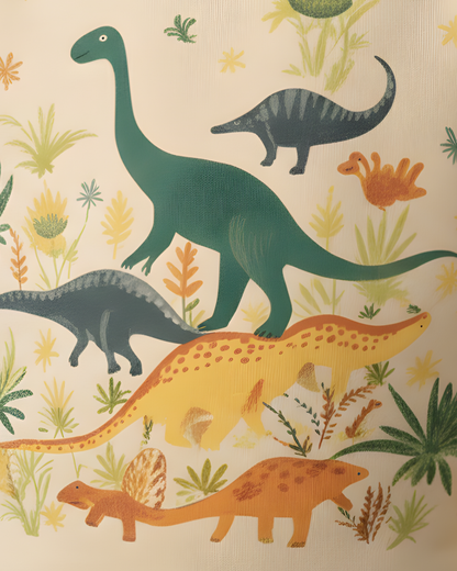 سويت شيرت عالم الديناصورات  للجنسين - بيج