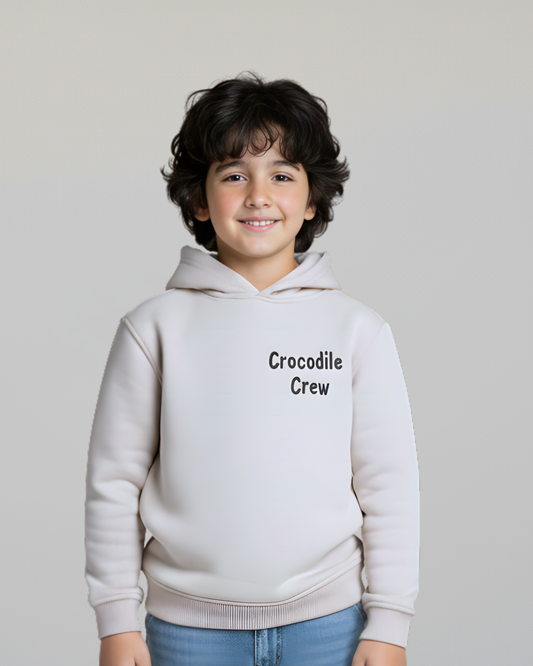 Croco Hoodie- Gray
