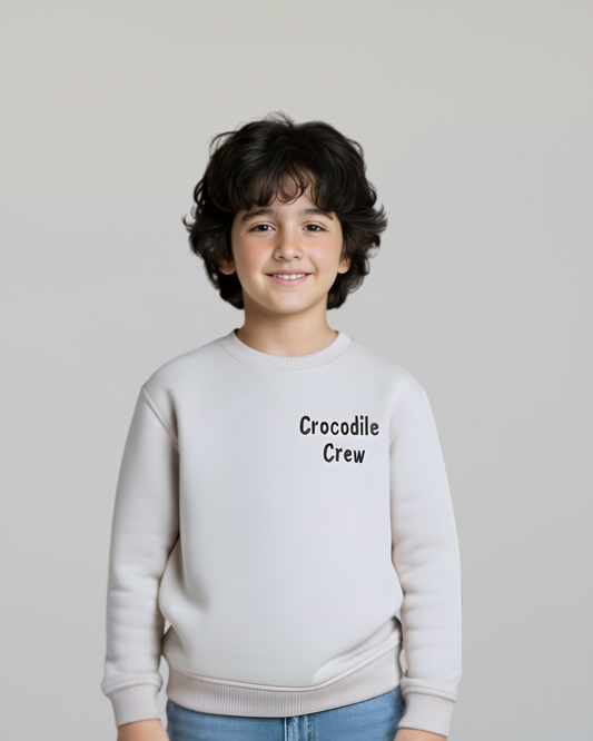 Croco Sweatshirt- Gray