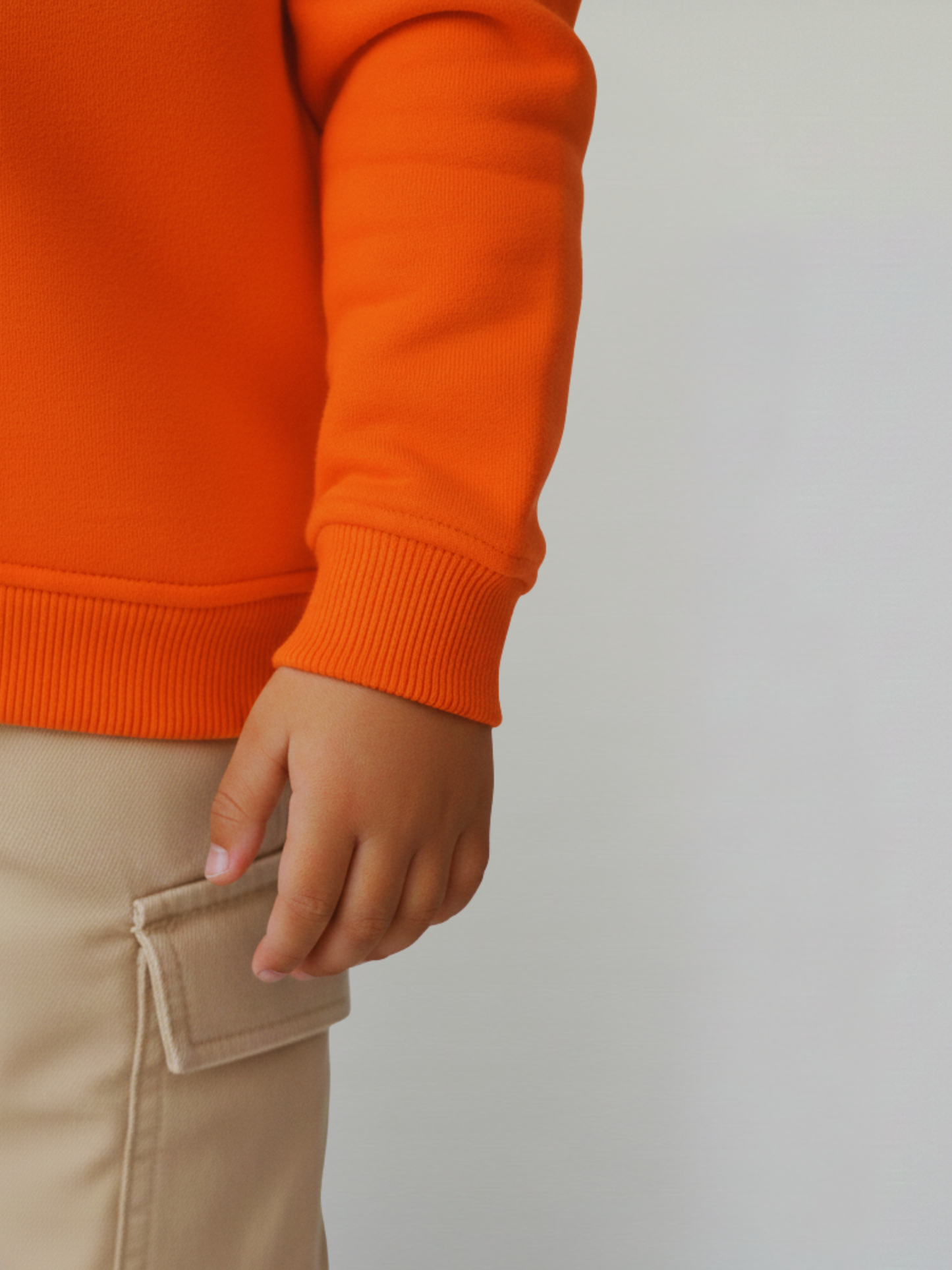 سويت شيرت العيون- برتقالي