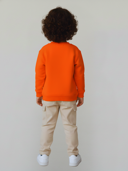 سويت شيرت العيون- برتقالي