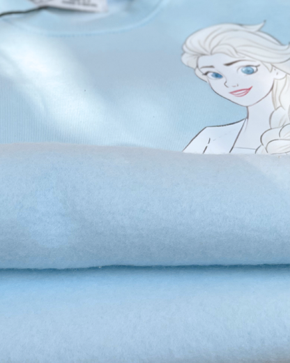 Frozen Thick Sweatshirt- Baby Blue