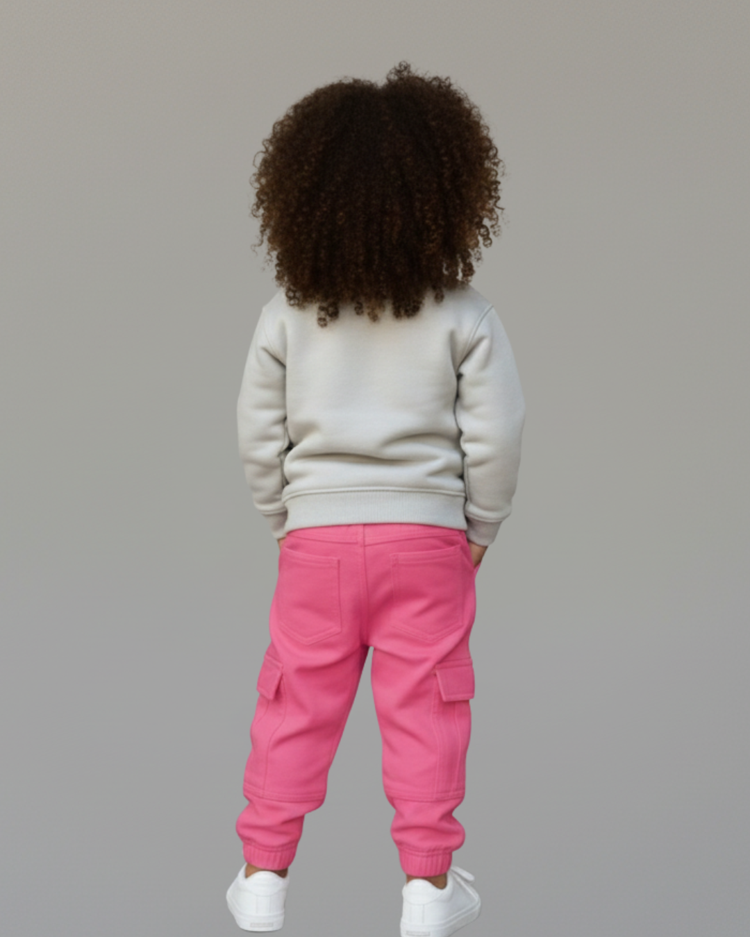 Minimal Heart Thick Sweatshirt- Gray