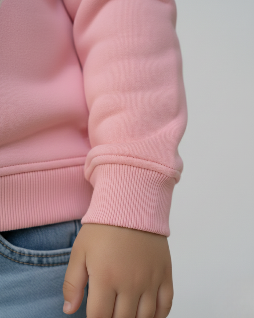 Daisy Thick Sweatshirt- Pink