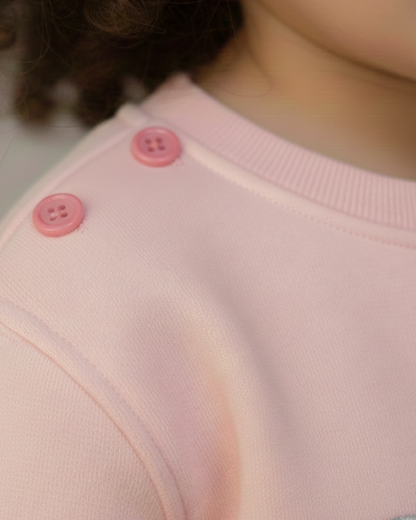 سويت شيرت كيتي- بينك