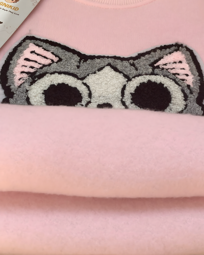 سويت شيرت كيتي- بينك