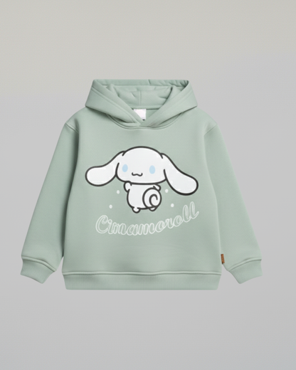 Cinnamoroll Thick Hoodie- Mint Green