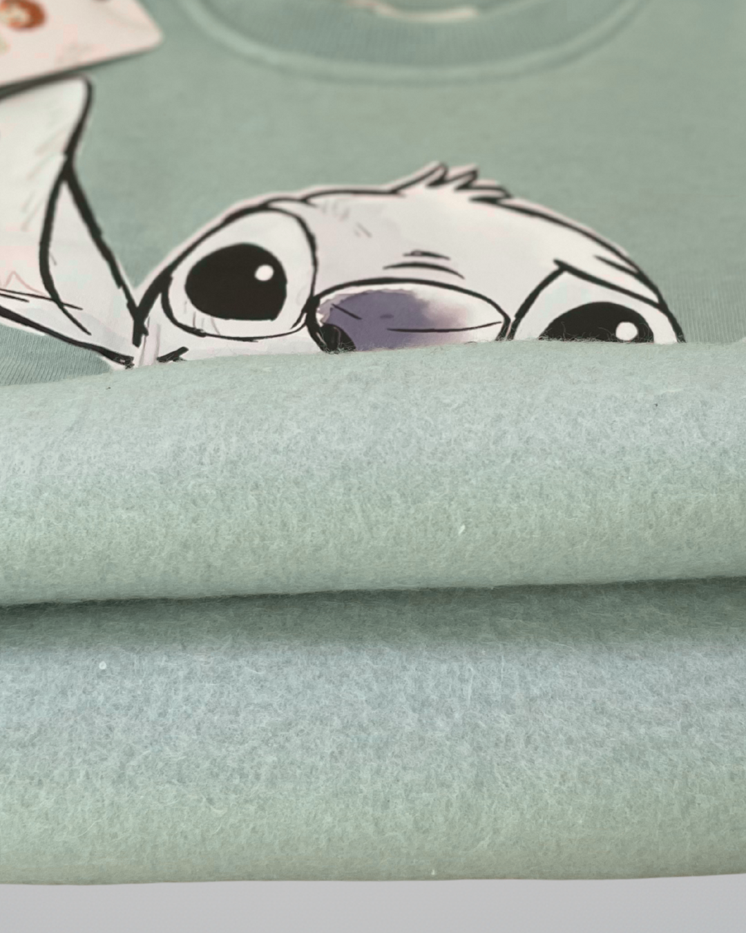 سويت شيرت ستيتش الكيوت للجنسين - أخضر مينت