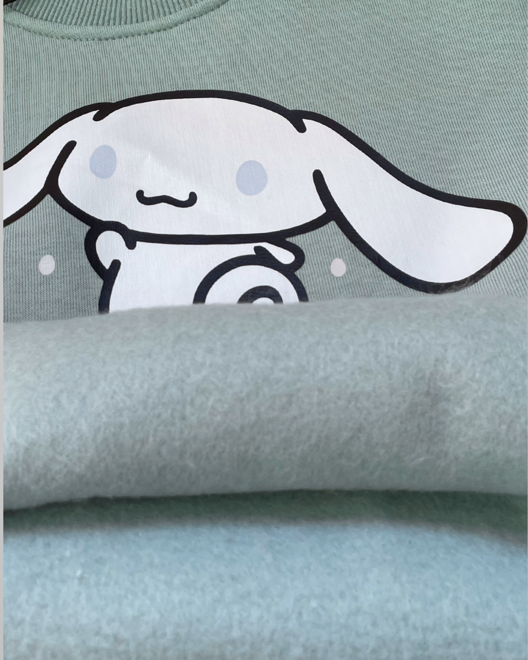 سويت شيرت سينامورول للجنسين - أخضر مينت