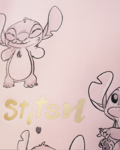 3 Stitches Thick Sweatshirts- Pink