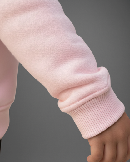 3 Stitches Thick Sweatshirts- Pink