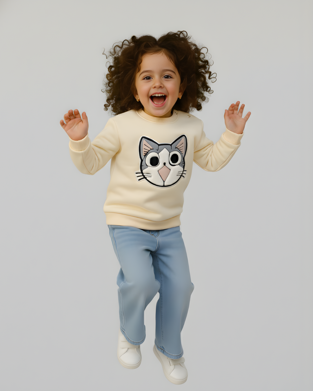 Ketty Thick Sweatshirt- Beige