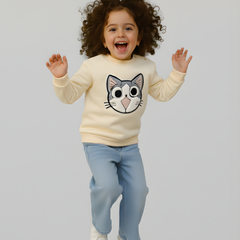 Ketty Thick Sweatshirt- Beige