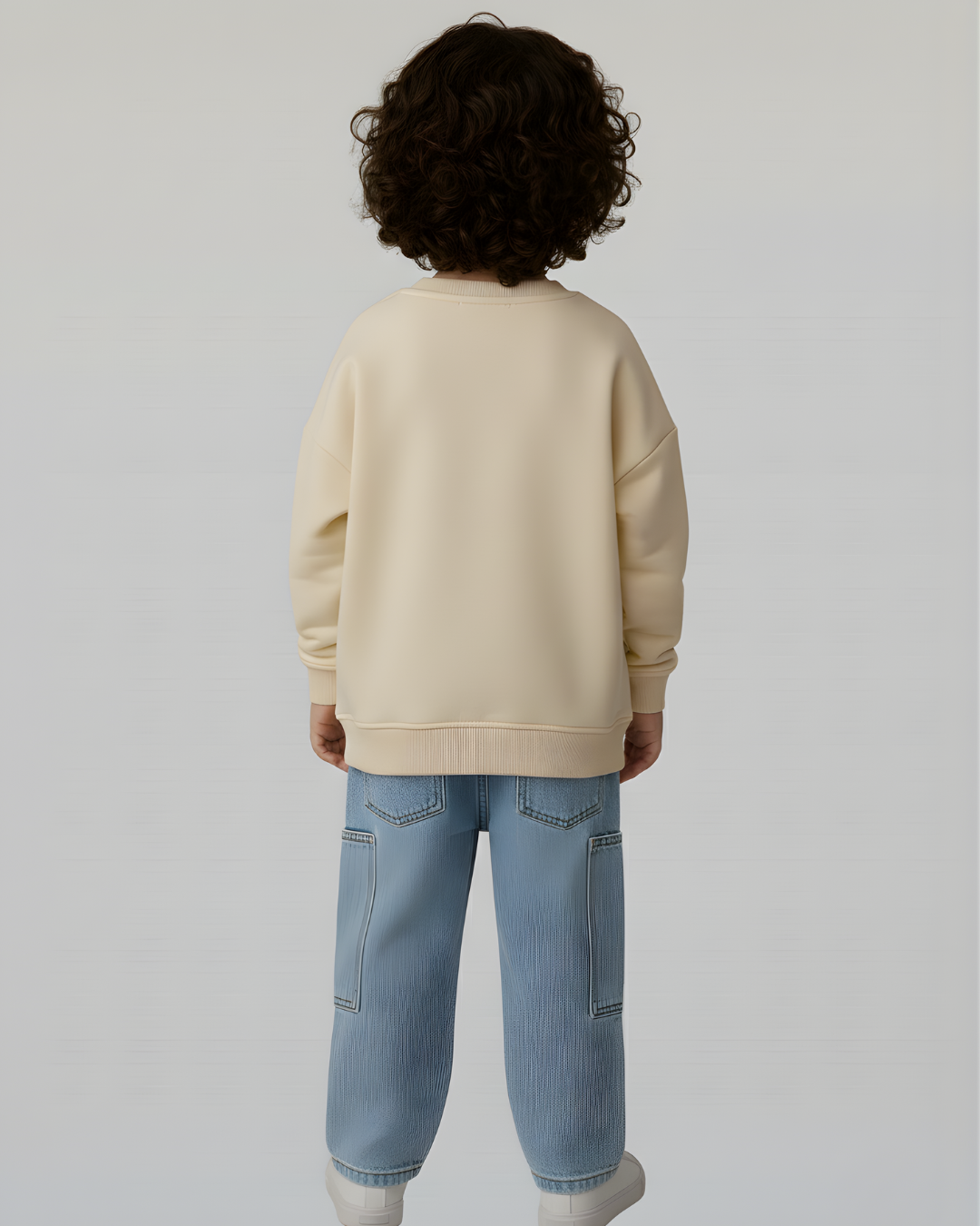 سويت شيرت عالم الديناصورات  للجنسين - بيج