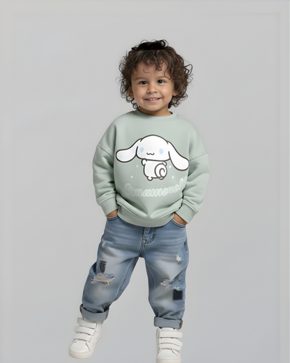 سويت شيرت سينامورول للجنسين - أخضر مينت