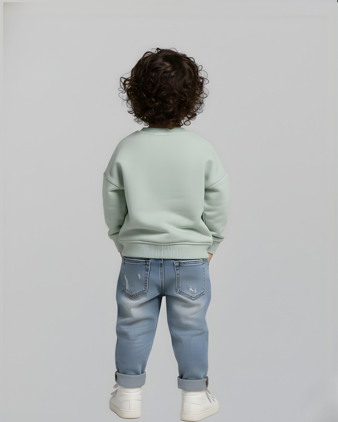 سويت شيرت سينامورول للجنسين - أخضر مينت