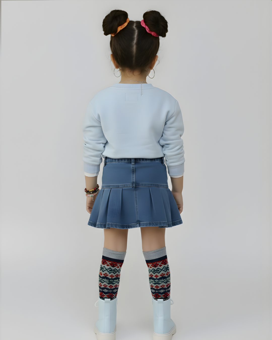 Frozen Thick Sweatshirt- Baby Blue
