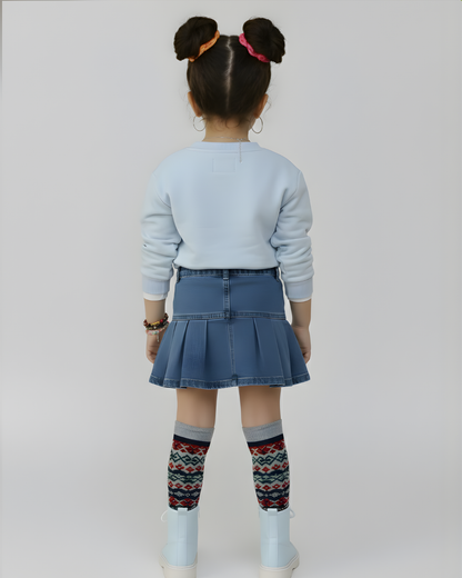 Frozen Thick Sweatshirt- Baby Blue