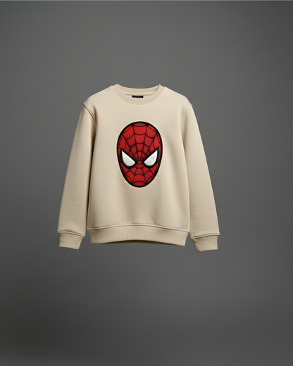 سويتشيرت سبايدرمان ثقيل – بيج