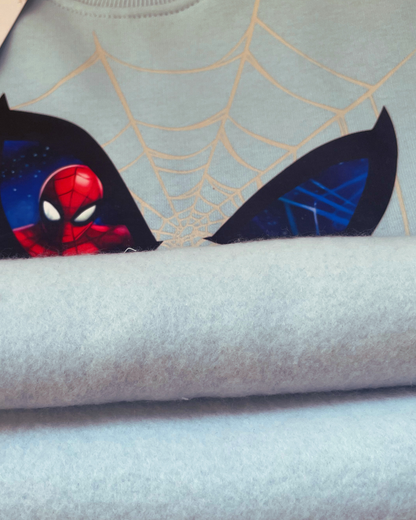 سويت شيرت سبايدرمان باور - بيبي بلو